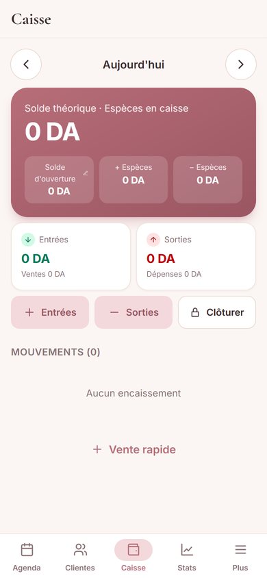 Kiraz Look : écran Caisse